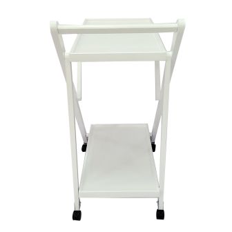 Camarera de servicio plegable Tavira 65x40x85cm color blanco -SALDO - REACONDICIONADO