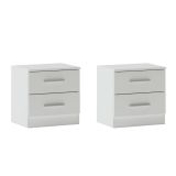 Cabecero y 2 mesitas Color Blanco Estilo Nórdico - Cabecero Camas 150