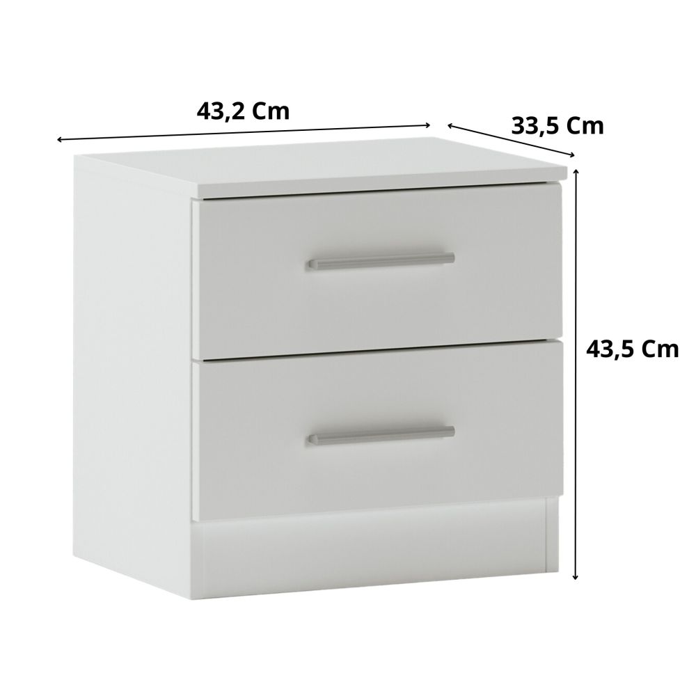 Cabecero y 2 mesitas Color Blanco Estilo Nórdico - Cabecero Camas 150