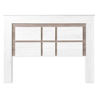 Pack Cabecero de 160 x 120 cm + 2 Mesitas de Noche, Colores Andersen y Pino Gris (para Cama de 135-140 o 160) – Meyvaser