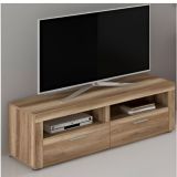 Mueble de Comedor, Mueble Salón, Acabado en Color Cañón, Medidas: 296 cm (Ancho) x 212 cm (Alto) x 41,4 cm (Fondo)