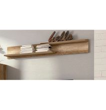 Mueble de Comedor, Mueble Salón, Acabado en Color Cañón, Medidas: 230 cm (Ancho) x 212 cm (Alto) x 41,4 cm (Fondo)