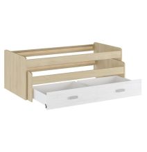 Cama Nido Juvenil Doble con Cajones de Almacenaje – Puccini Andersen, 198.4 cm Largo x 98 cm Ancho x 72 cm Alto