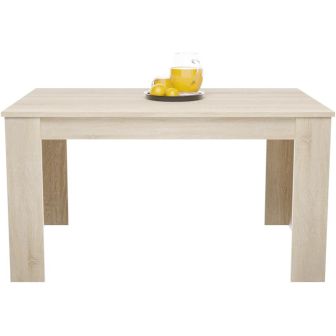 Mesa de Comedor Extensible, Mesa Salón, Robusta, Cambria, 138-198 cm (Largo) x 88 cm (Ancho) x 76 cm (Alto)
