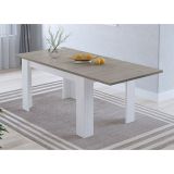 Mesa de Comedor Extensible, Mesa Salón, Robusta, Color Andersen Pino Gris, 138-198 cm (Largo) x 88 cm (Ancho) x 76 cm (Alto)
