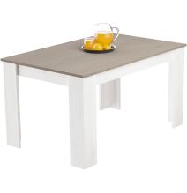 Mesa de Comedor Extensible, Mesa Salón, Robusta, Color Andersen Pino Gris, 138-198 cm (Largo) x 88 cm (Ancho) x 76 cm (Alto)