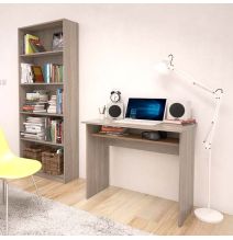 Mesa Escritorio | Mesa de Estudio | Contiene Bandeja | Color Roble | Medidas: 90 x 74 x 50 cm