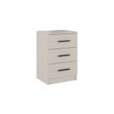 Conjunto Pack Cabecero y 2 Mesitas de Noche,Mesilla de noche 3 Cajones Color Beige, Medidas:110x45x1,6 cm (LargoxAltoxProfundo)