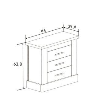 Pack Cabecero Nórdico de 160 x 120 cm + 2 Mesitas de Noche|Práctico y Elegante|Color Cambria y Blanco (para Cama de 135-140, 150
